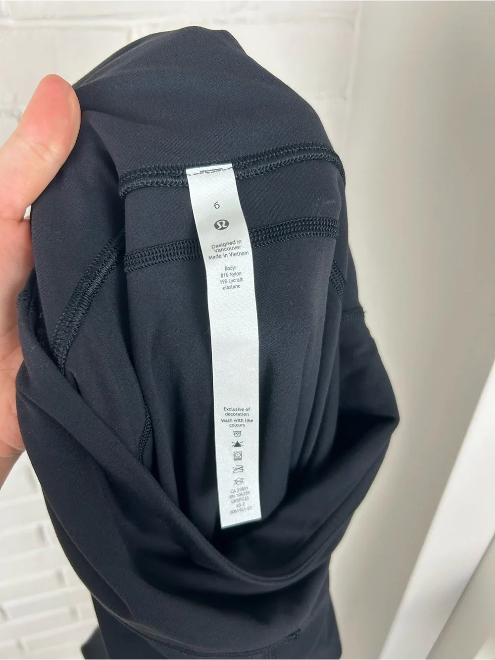Lululemon Black High Rise Flare Leggings Size 6
